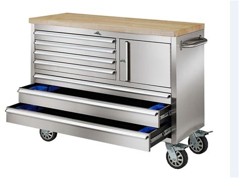 stainless steel rolling tool box|best roll around tool chest.